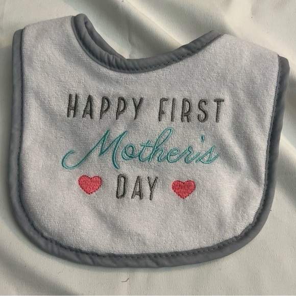 Hudson Baby Infant Cotton Terry Drooler Holiday Bibs - Picture 6 of 9